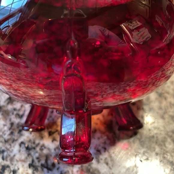 Vintage Ruby Red Glassware Small Bowl - Picture 2 of 4